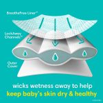 Pampers Swaddlers Newborn Diapers - Size 0, 140 Count, Ultra Soft Disposable Baby Diapers - Image 4